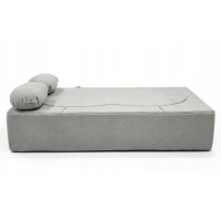 Pěnová pohovka BILL 200 - rozkládací - šedá