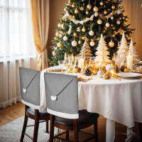 Potah na židli SANTA 65x50 cm - šedý