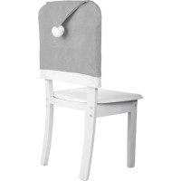 Potah na židli SANTA 65x50 cm - šedý