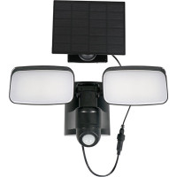 Solight LED solární osvětlení se senzorem, 9W, 850lm, 4000K, Li-Ion, černá
