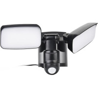 Solight LED solární osvětlení se senzorem, 9W, 850lm, 4000K, Li-Ion, černá