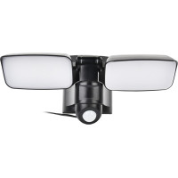 Solight LED solární osvětlení se senzorem, 9W, 850lm, 4000K, Li-Ion, černá