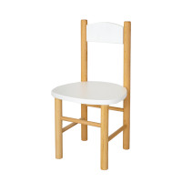 Dětská dřevěná židlička z masivu - barevná