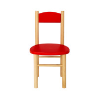 Dětská dřevěná židlička z masivu - barevná