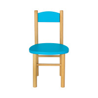Dětská dřevěná židlička z masivu - barevná