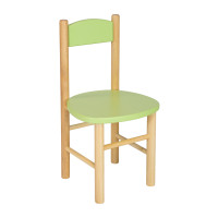 Dětská dřevěná židlička z masivu - barevná