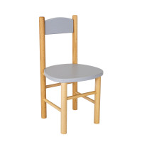 Dětská dřevěná židlička z masivu - barevná