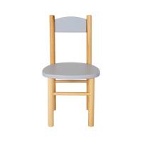 Dětská dřevěná židlička z masivu - barevná