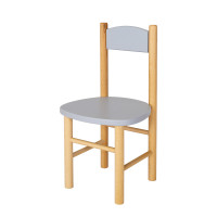 Dětská dřevěná židlička z masivu - barevná