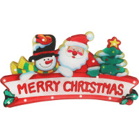 LED závěsná dekorace na okno - Merry Christmas - 45 cm