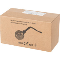 Solární zahradní osvětlení kuličky - 7 m 50 LED - studená bílá