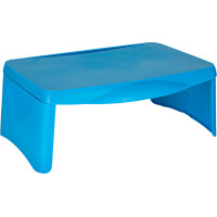 Dětský stolek do auta s úložným prostorem - modrý