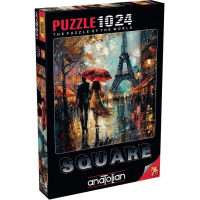 ANATOLIAN Čtvercové puzzle Láska v Paříži 1024 dílků