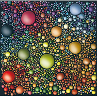 CURIOSI Čtvercové puzzle Palapeli: Zlatý prach 249 dílků