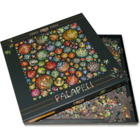 CURIOSI Čtvercové puzzle Palapeli: Barevné kuličky 248 dílků
