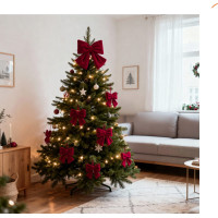 Dekorační mašle Rich Red Bow 29x33 cm - červená