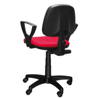 Dětská otočná židle BECKY - tmavě šedá, SUEDINE 36