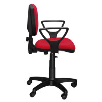 Dětská otočná židle BECKY - tmavě šedá, SUEDINE 36