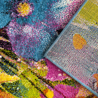 Kusový koberec PICASSO Flowers - vícebarevný