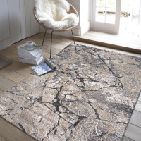 Kusový koberec PANNE stone - odstíny hnědé