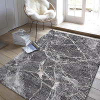 Kusový koberec PANNE stone - odstíny šedé