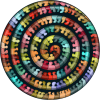 CURIOSI Oboustranné dřevěné puzzle Double: Stonožka 324 dílků