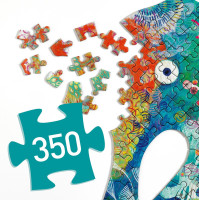 DJECO Obrysové puzzle Mořský koník 350 dílků