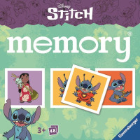 RAVENSBURGER Pexeso Disney: Stitch, 48 kartiček