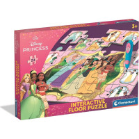 CLEMENTONI Podlahové puzzle s interaktivním perem Princezny 24 dílků