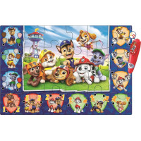 CLEMENTONI Podlahové puzzle s interaktivním perem Tlapková patrola 24 dílků