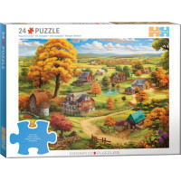 EUROGRAPHICS Puzzle Connecting Pieces: Pokojný život 24 dílků
