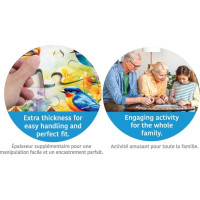 EUROGRAPHICS Puzzle Connecting Pieces: Pokojný život 24 dílků