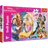 TREFL Puzzle Disney Princezny: Úsměv přátelství MAXI 24 dílků