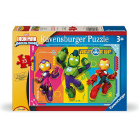 RAVENSBURGER Puzzle Iron Man a jeho úžasní přátelé 35 dílků