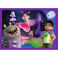 TREFL Puzzle Elio mimozemské mise 4v1 (35,48,54,70 dílků)