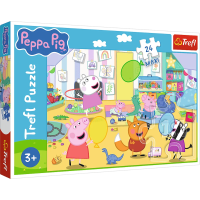 TREFL Puzzle Krásná Peppa MAXI 24 dílků