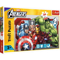 TREFL Puzzle Marvel Avengers: Vždy spravedliví MAXI 24 dílků