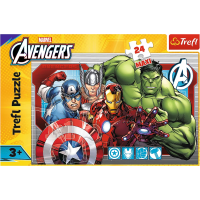 TREFL Puzzle Marvel Avengers: Vždy spravedliví MAXI 24 dílků