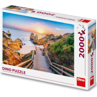 DINO Puzzle Pláž Camilo 2000 dílků