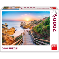 DINO Puzzle Pláž Camilo 2000 dílků