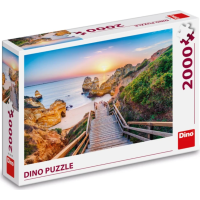 DINO Puzzle Pláž Camilo 2000 dílků