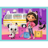 TREFL Puzzle Gábinin kouzelný domek: Velká dobrodružství 4v1 (35,48,54,70 dílků)