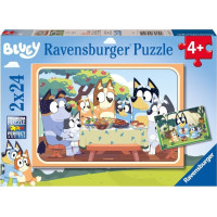 RAVENSBURGER Puzzle Bluey 2x24 dílků