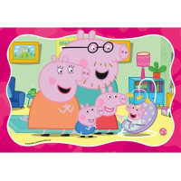 RAVENSBURGER Puzzle Prasátko Peppa 2x24 dílků