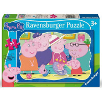 RAVENSBURGER Puzzle Prasátko Peppa 35 dílků