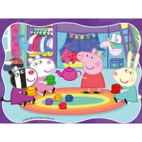 RAVENSBURGER Puzzle Prasátko Peppa 4v1 (12,16,20,24 dílků)