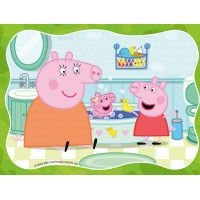 RAVENSBURGER Puzzle Prasátko Peppa 4v1 (12,16,20,24 dílků)