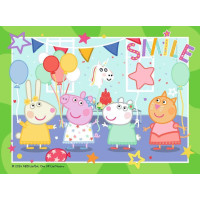 RAVENSBURGER Puzzle Prasátko Peppa na oslavě 4v1 (12,16,20,24 dílků)