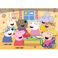 DINO Puzzle Prasátko Peppa: Obchod MAXI 24 dílků