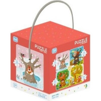 DODO Puzzle Roční období 4v1 (12,16,20,24 dílků)
